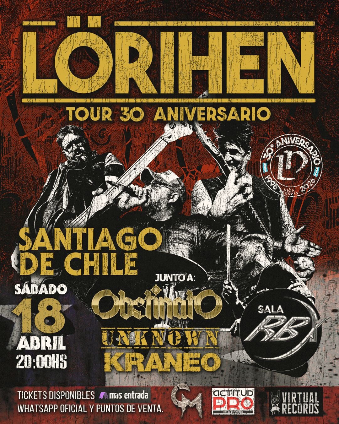 Lörihen regresa a Chile este 18 de abril